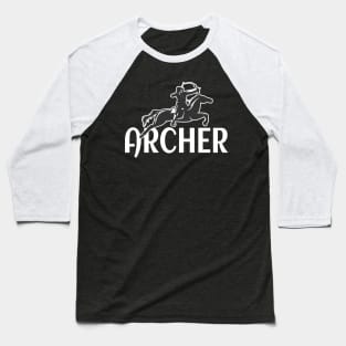 Archer Rider Archery Baseball T-Shirt